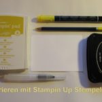 Anleitung – Kolorieren mit Stampin Up Stempelfarben