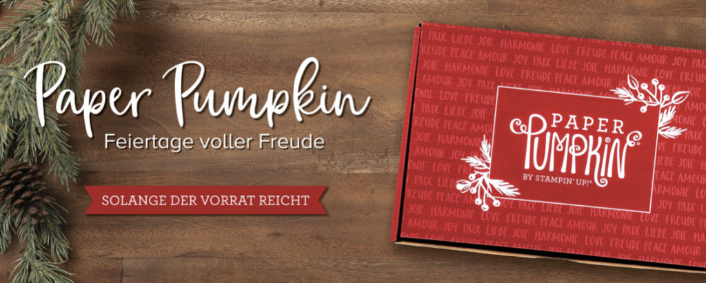 Paper Pumpkin - Feiertage voller Freude